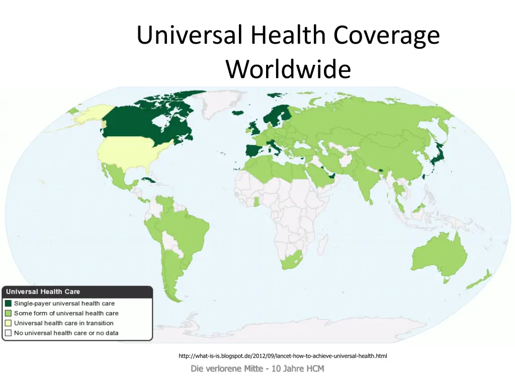 universal health coverage worldwide