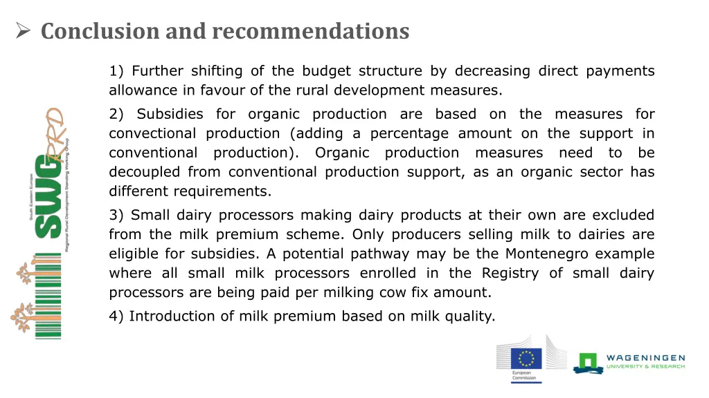 conclusion and recommendations 1