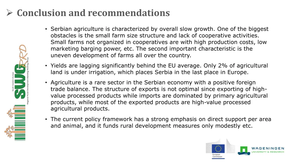 conclusion and recommendations
