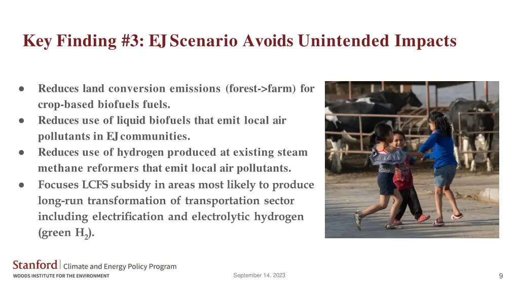 key finding 3 ej scenario avoids unintended