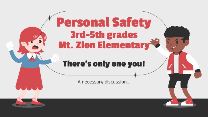 personal safety 3rd 5th grades mt zion elementary