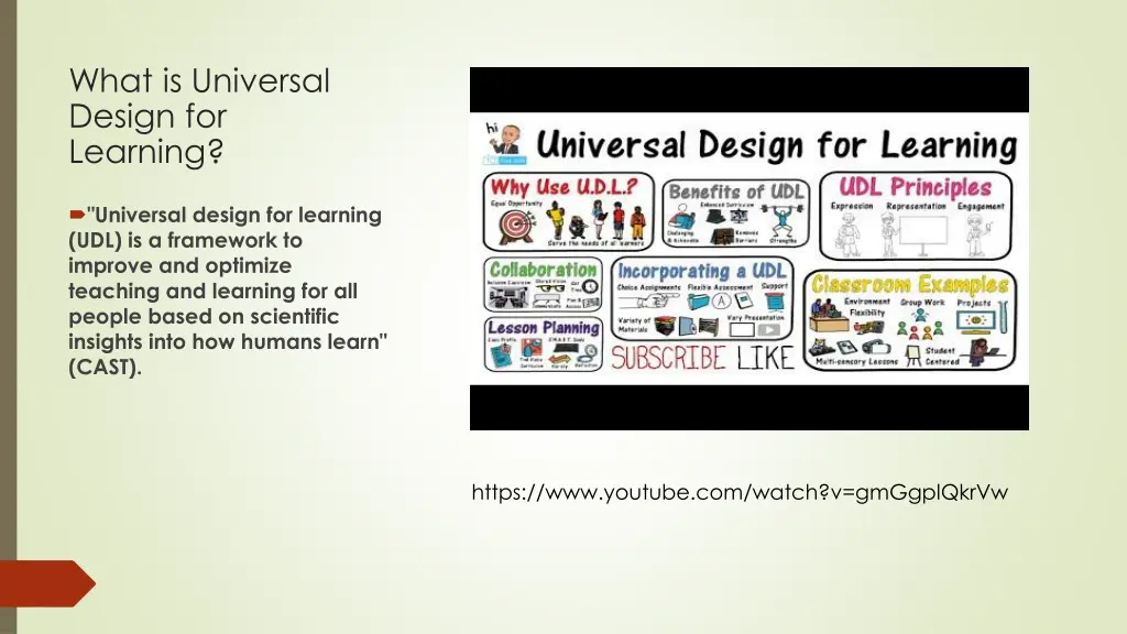 what is universal design for learning