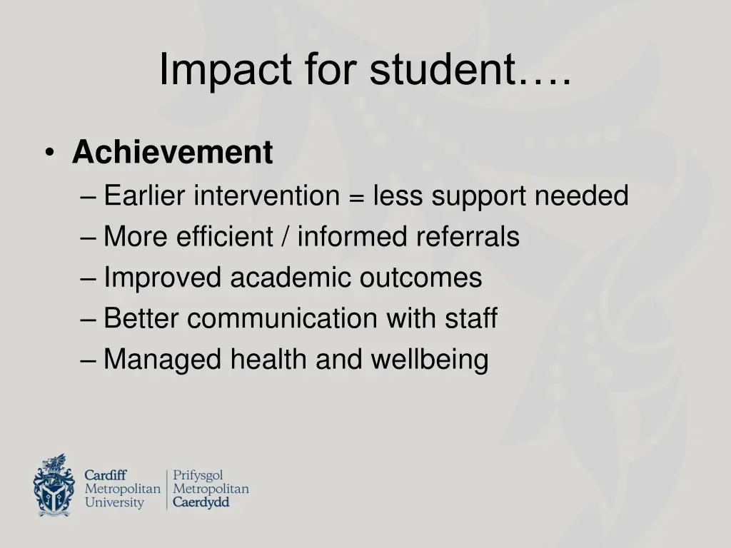 impact for student