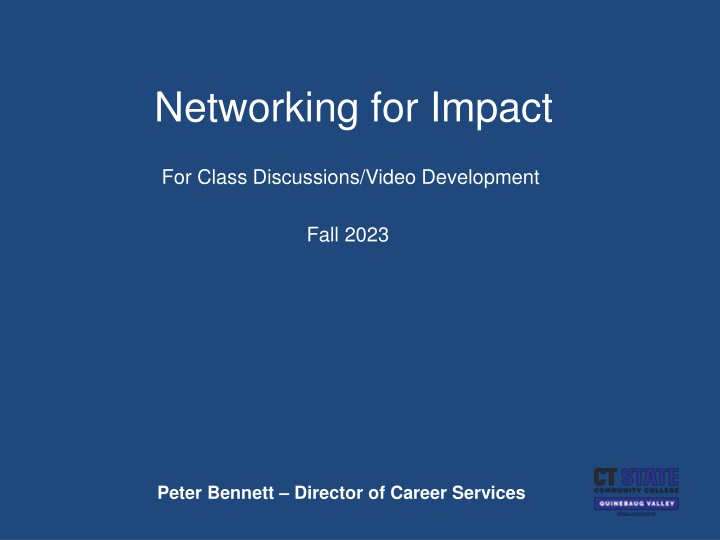 networking for impact