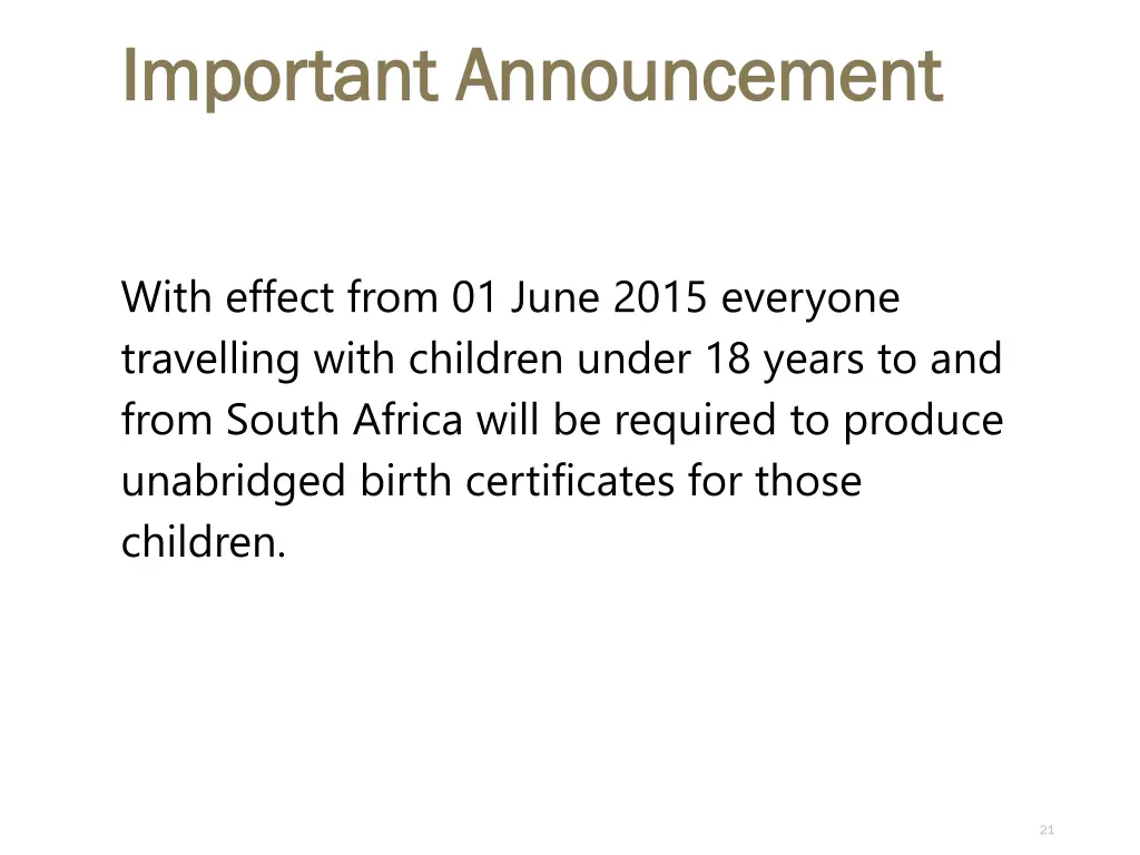 important announcement important announcement