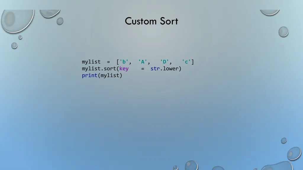 custom sort 1