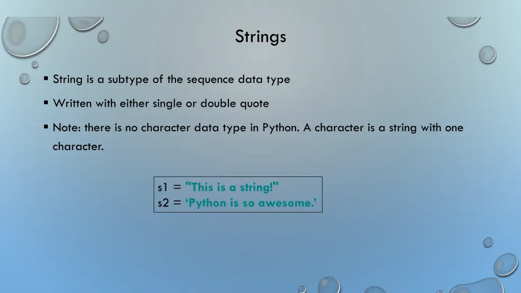 strings