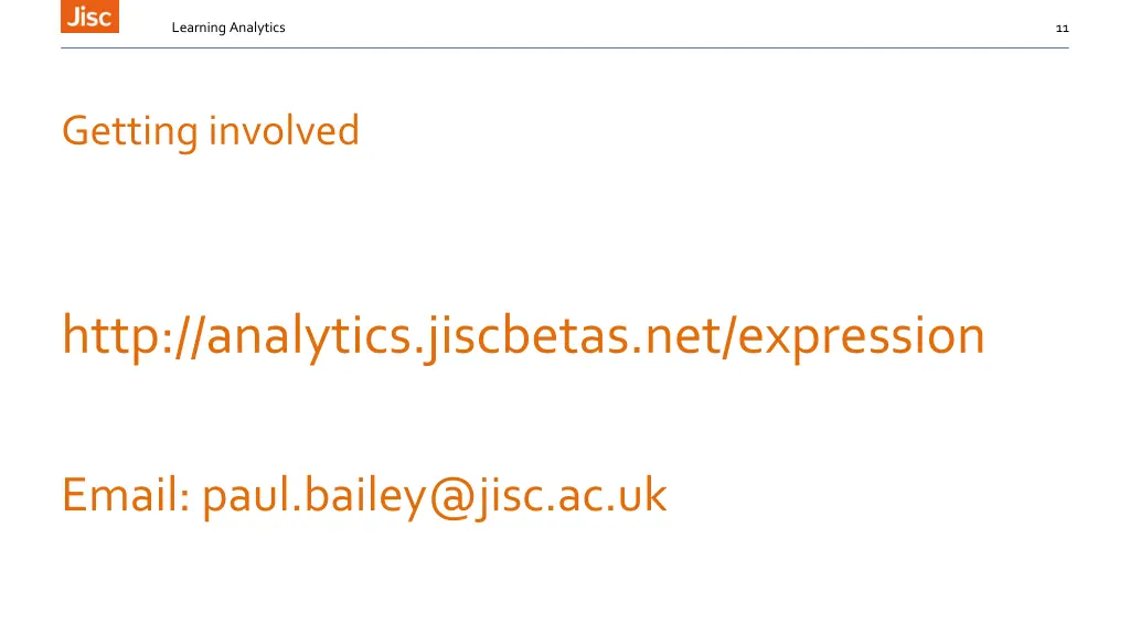 learning analytics 9