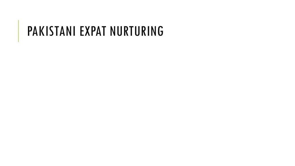pakistani expat nurturing