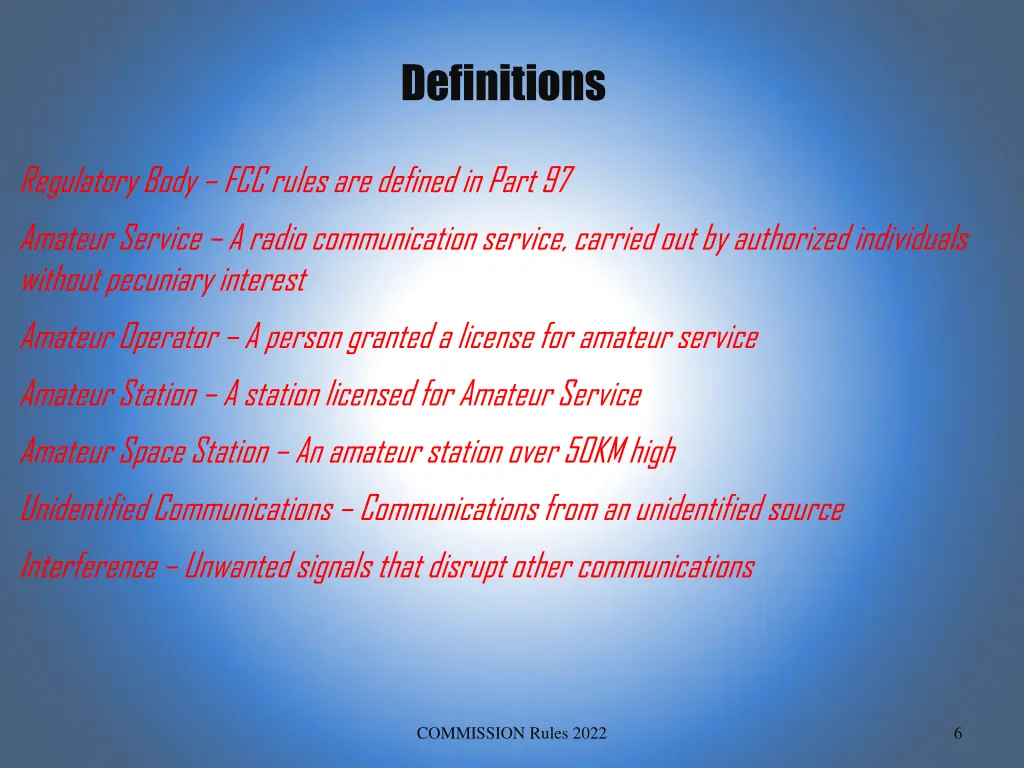 definitions