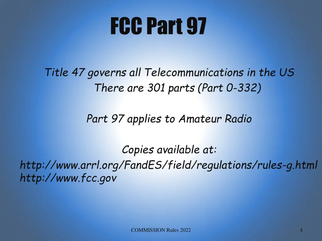 fcc part 97