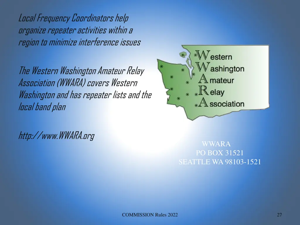 local frequency coordinators help organize