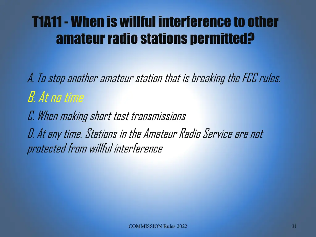t1a11 when is willful interference to other 1