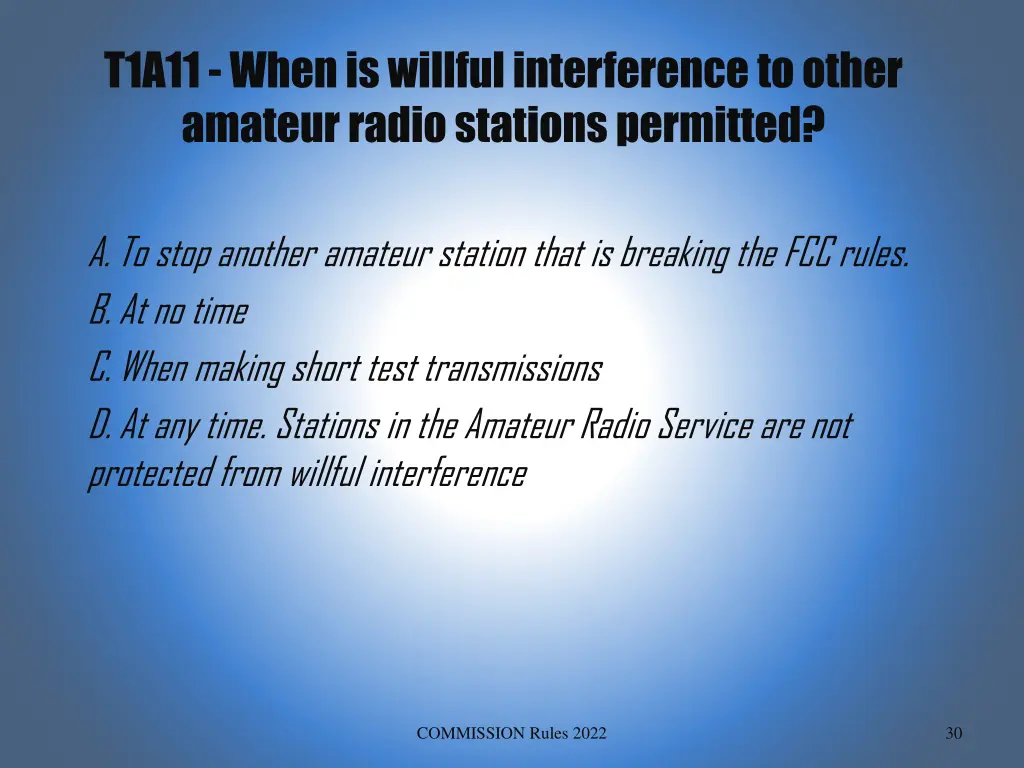t1a11 when is willful interference to other