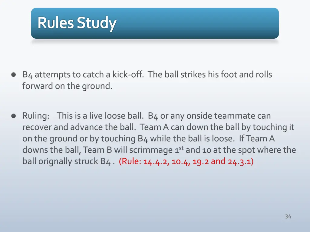 rules study 7