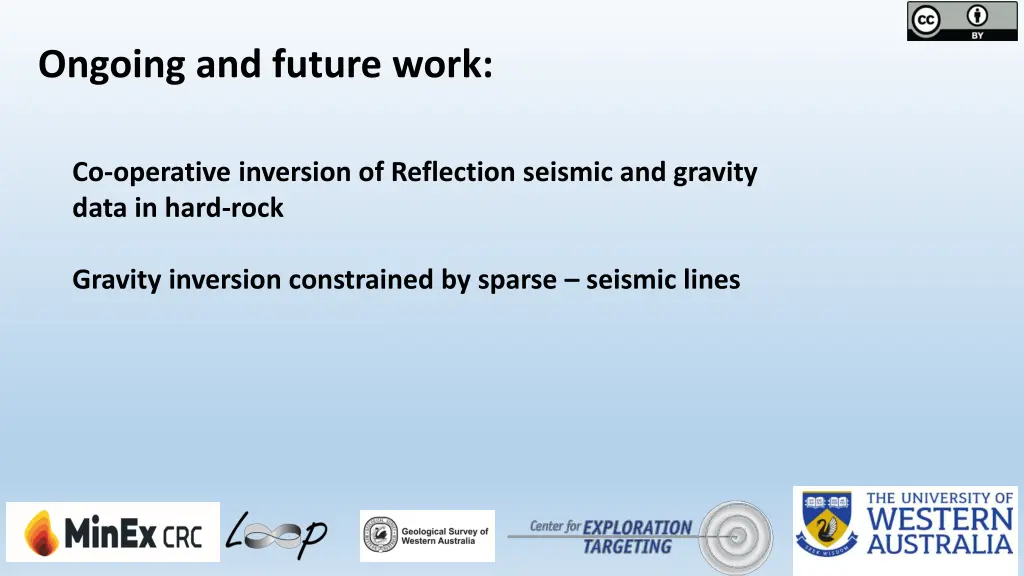 ongoing and future work