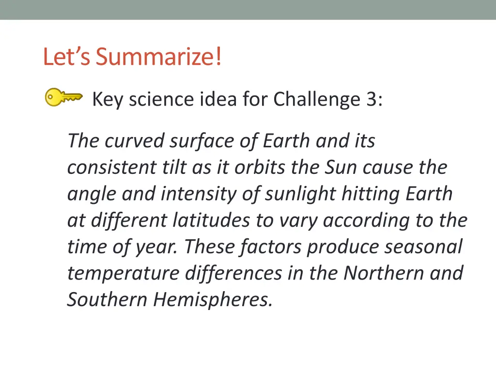let s summarize 2