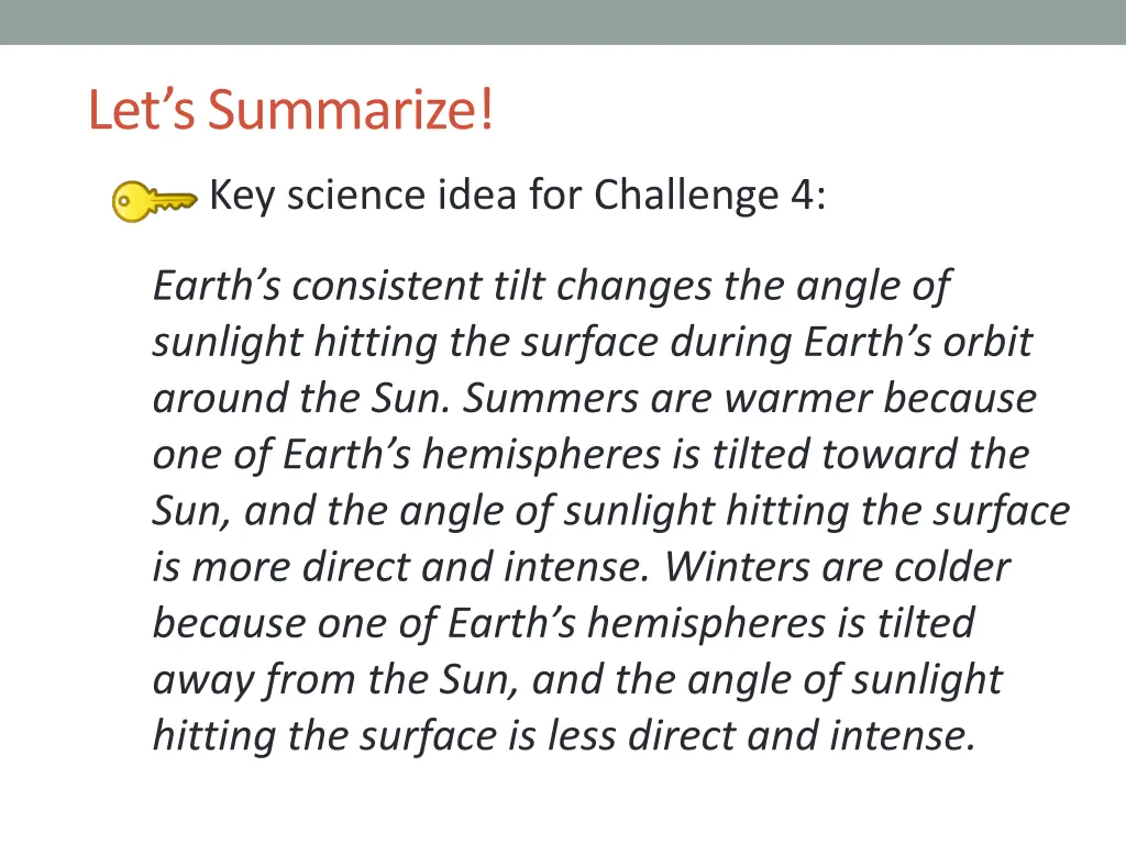 let s summarize 3
