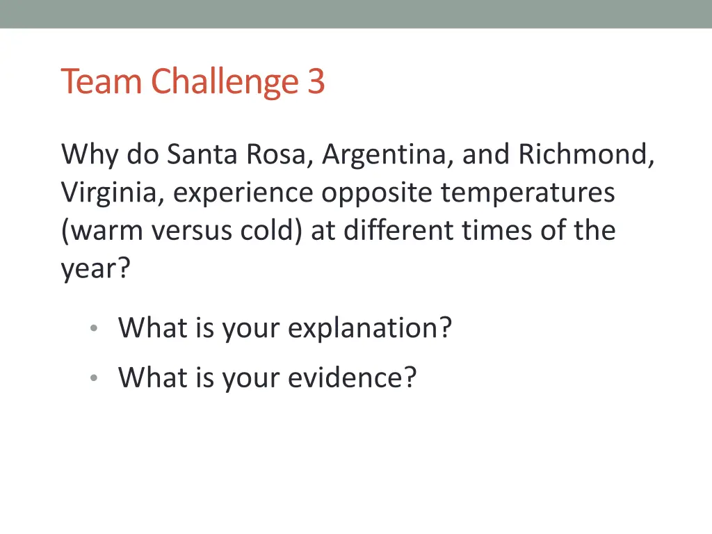 team challenge 3