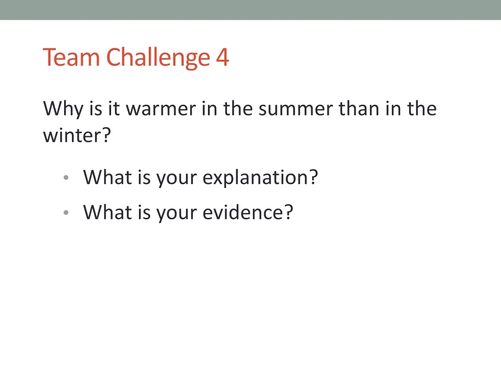 team challenge 4