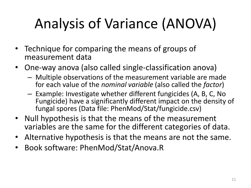 analysis of variance anova