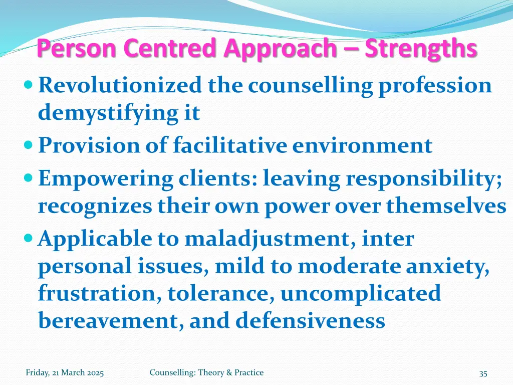 person centred approach strengths revolutionized