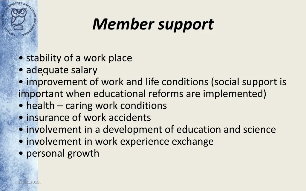 member support