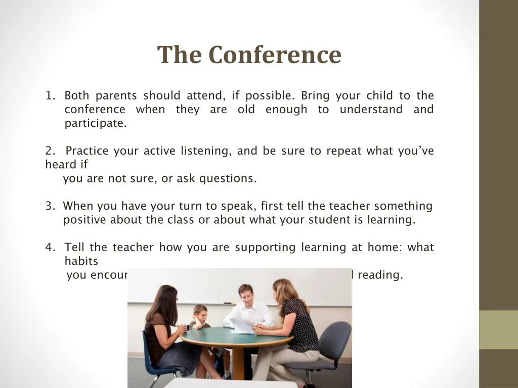 the conference