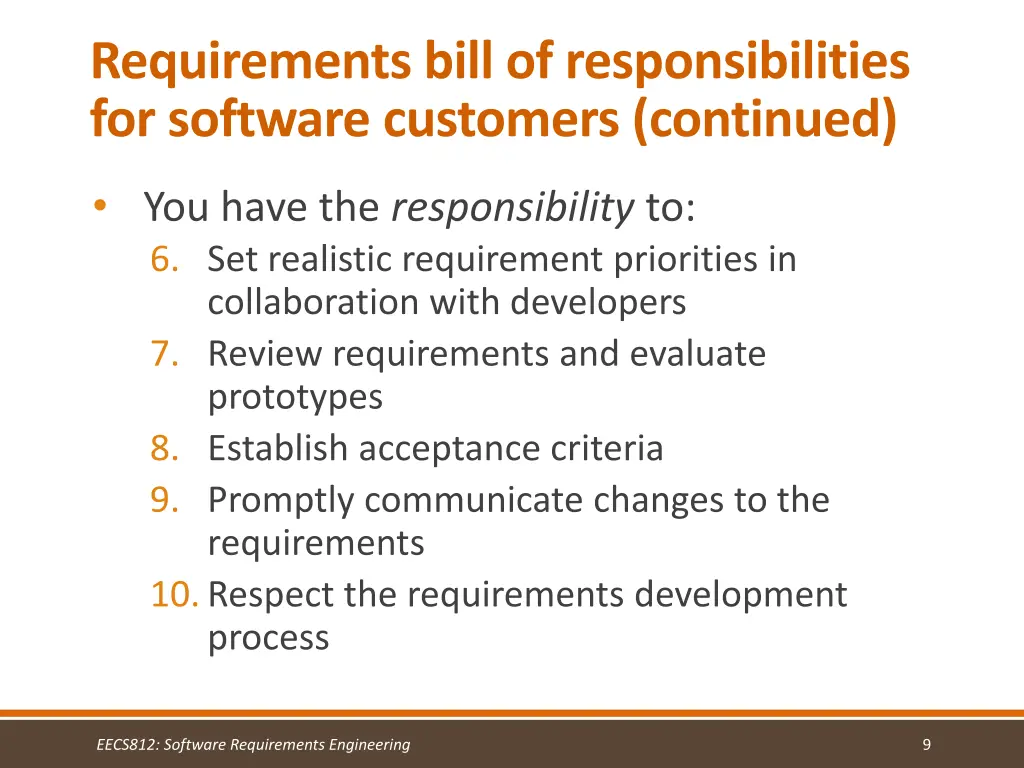 requirements bill of responsibilities 1