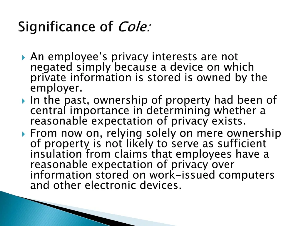an employee s privacy interests are not negated