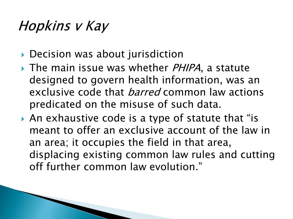 decision was about jurisdiction the main issue