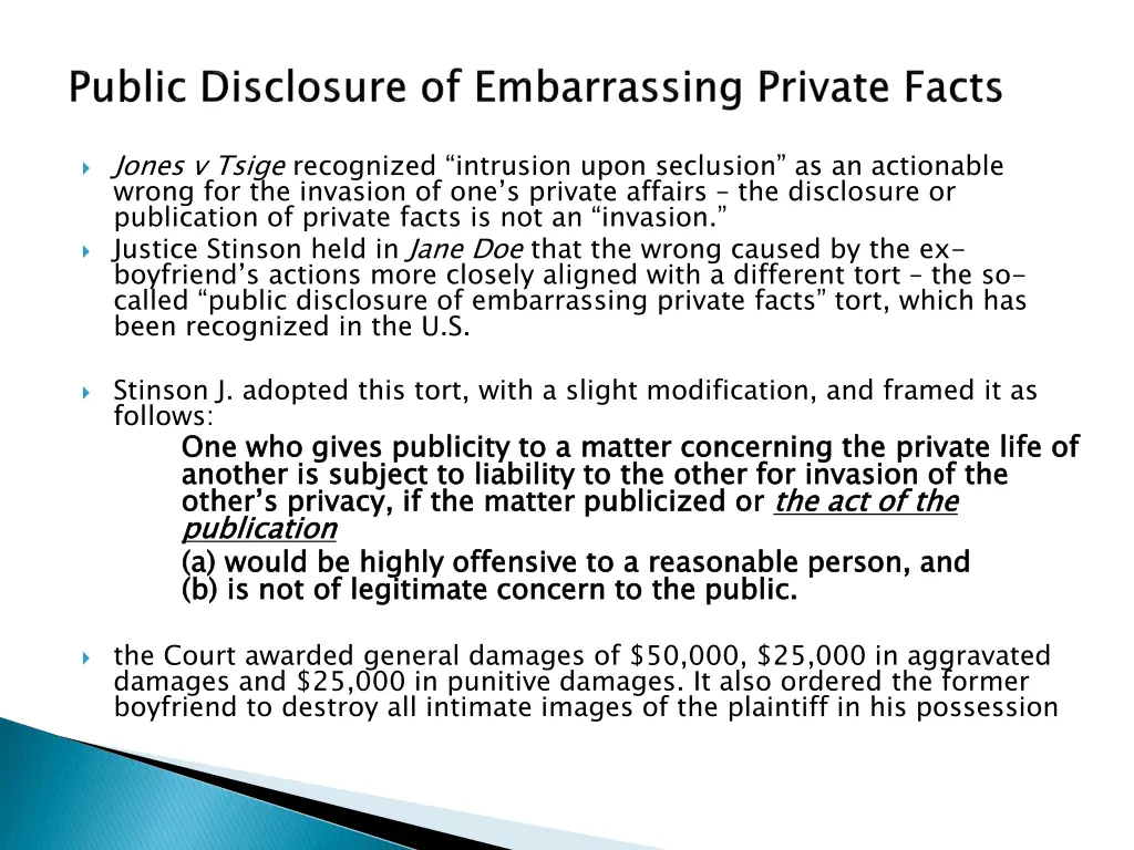 jones v tsige recognized intrusion upon seclusion