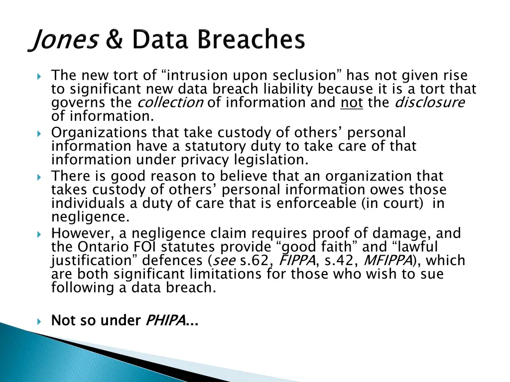 the new tort of intrusion upon seclusion