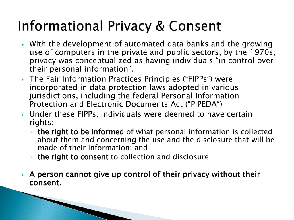 with the development of automated data banks