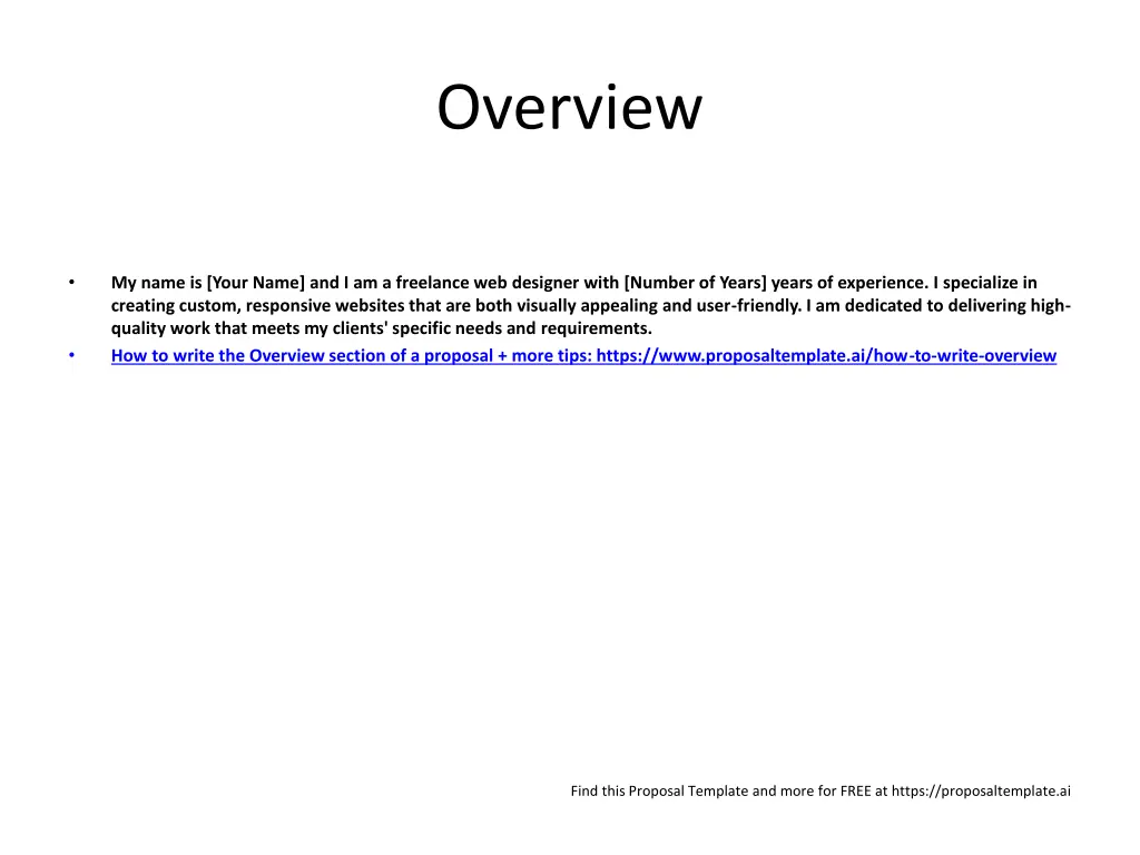 overview