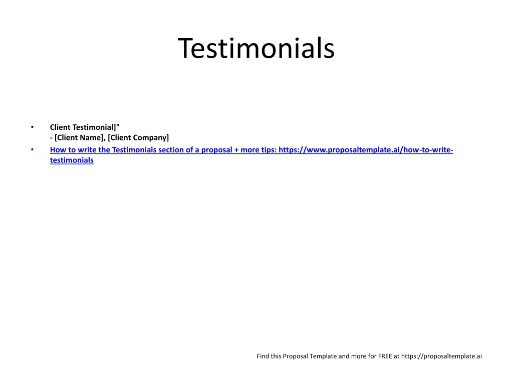 testimonials