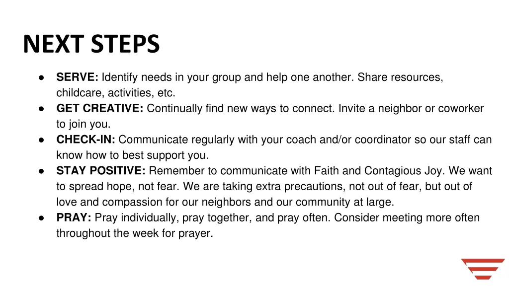next steps 1
