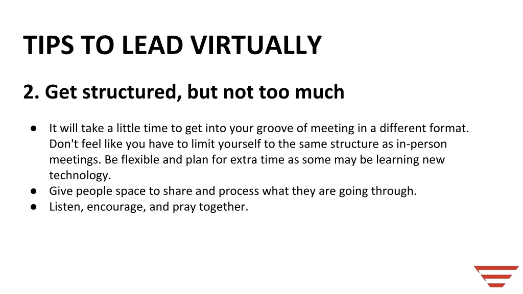 tips to lead virtually 1