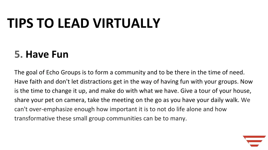 tips to lead virtually 4