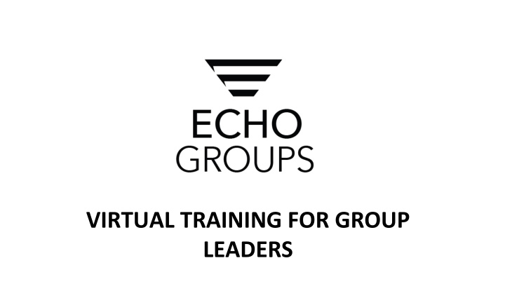 virtual training for group leaders