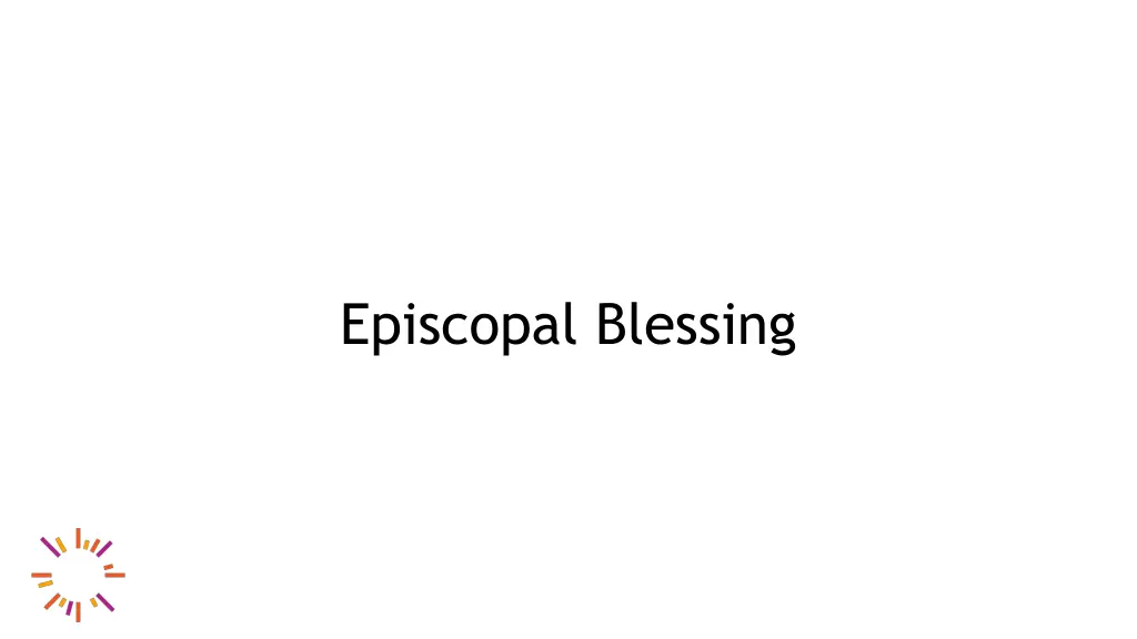 episcopal blessing