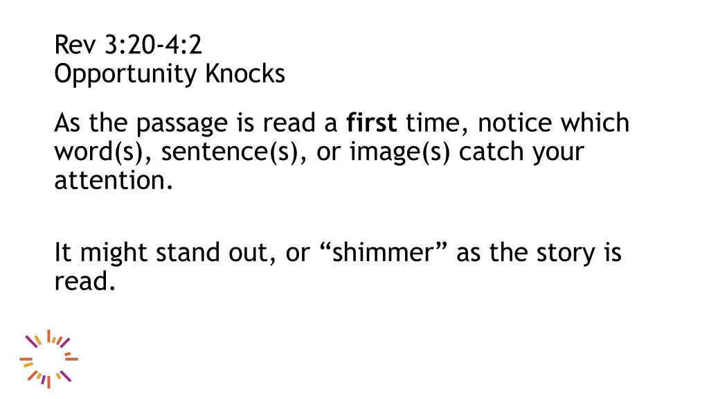 rev 3 20 4 2 opportunity knocks