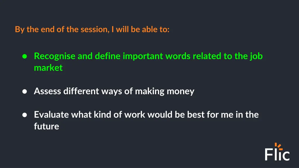 by the end of the session i will be able to 1