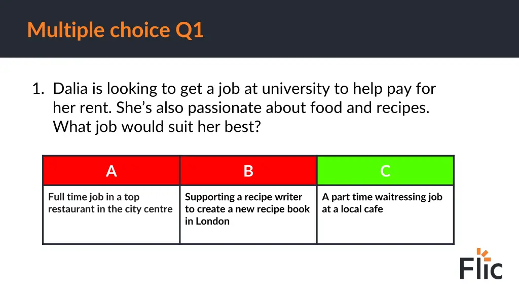 multiple choice q1 1