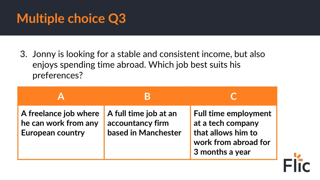 multiple choice q3