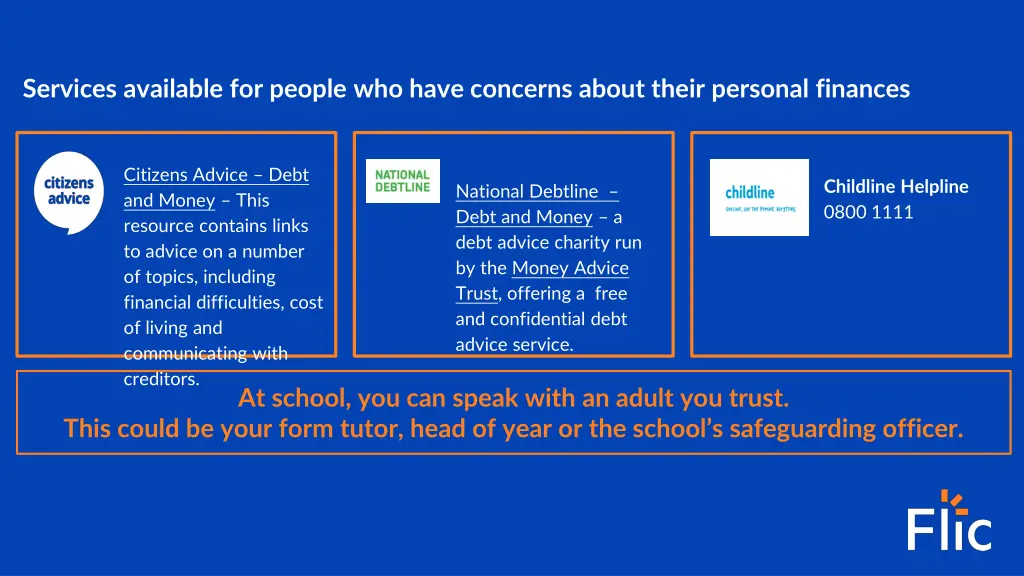 services available for people who have concerns