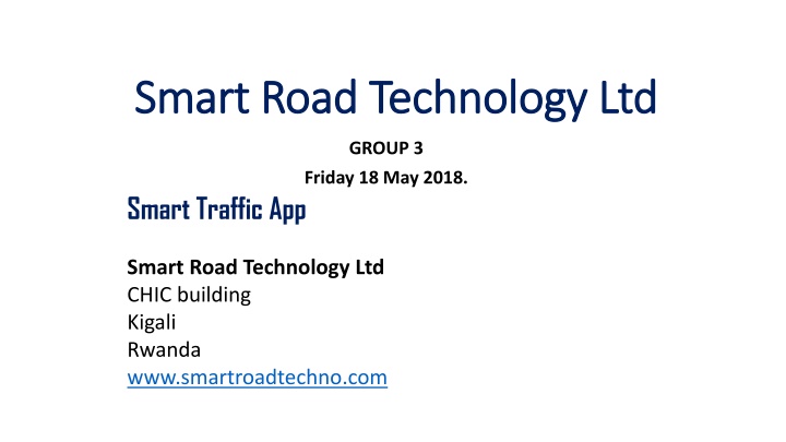 smart road technology ltd smart road technology