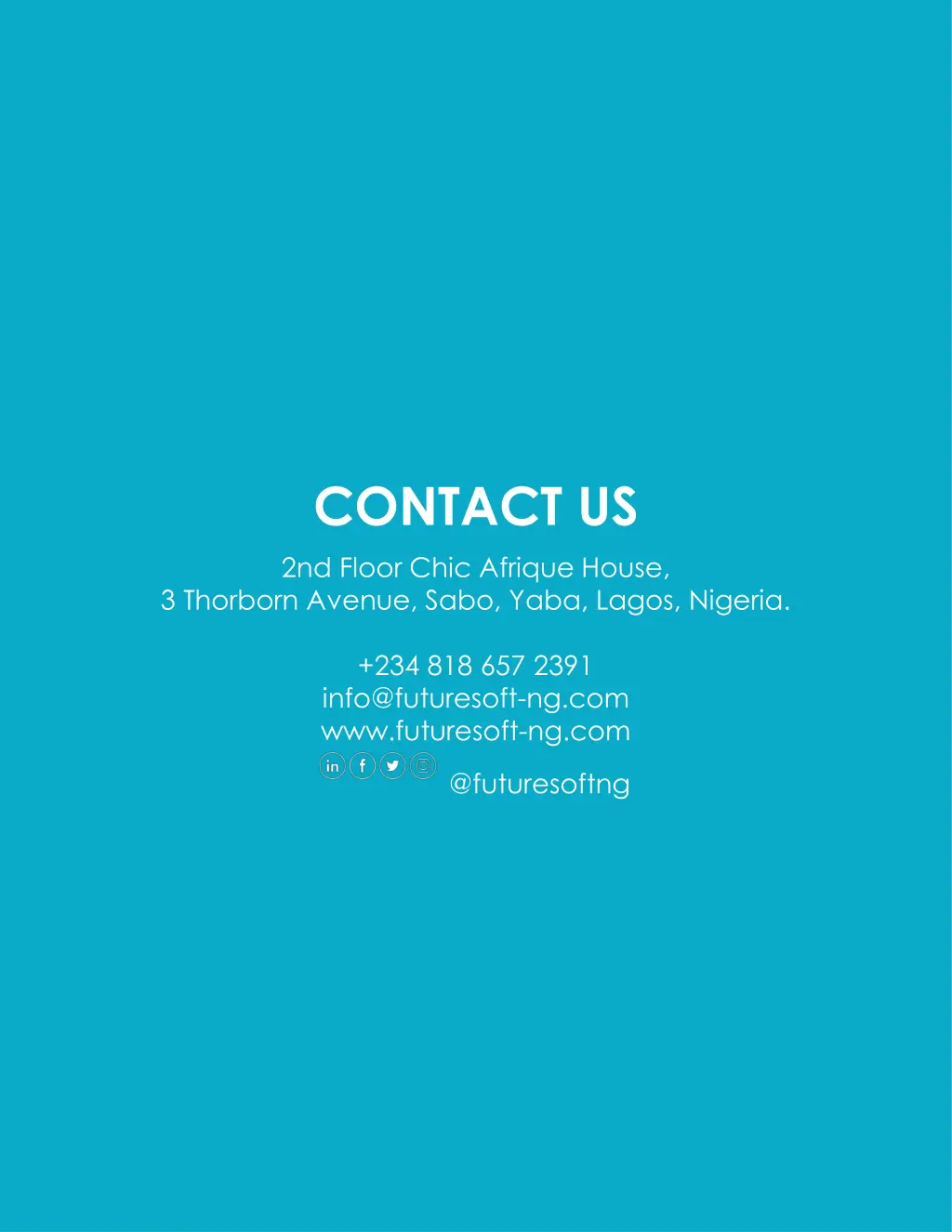 contact us 2nd floor chic afrique house