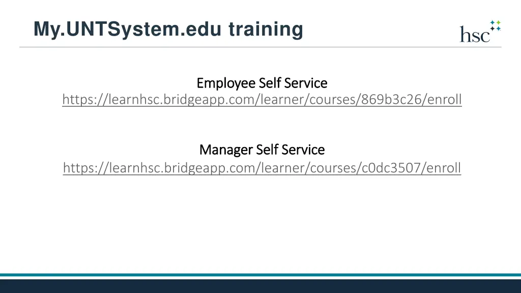 my untsystem edu training