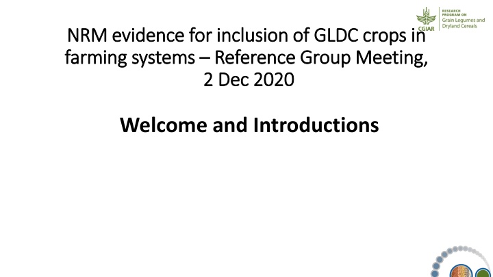 nrm evidence for inclusion of gldc crops